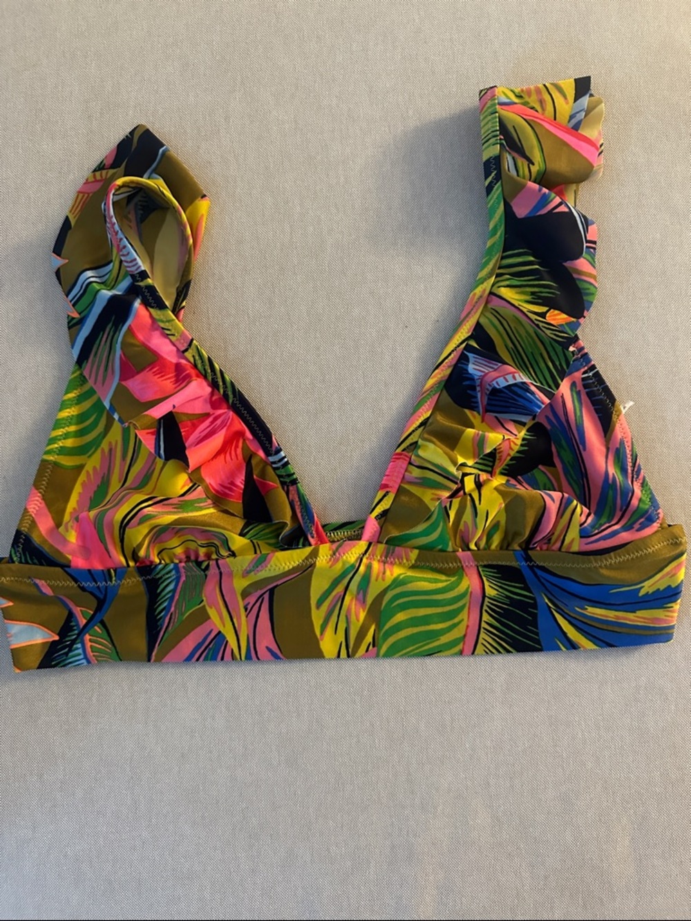 Aerie ruffle triangle top